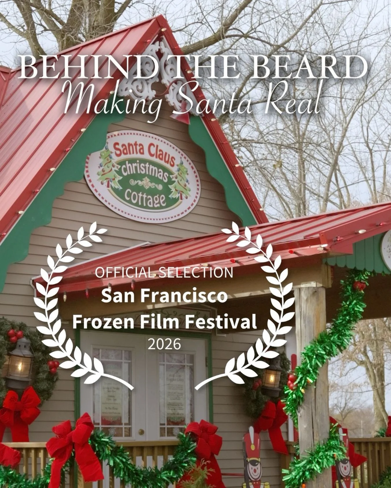 Absolutely thrilled and honored to be included in the 2026 @sffrozenfilmfestival this July! Stay tuned for more details on how to see Behind the Beard: Making Santa Real and the rest of the amazing selections for this festival in a virtual festival s