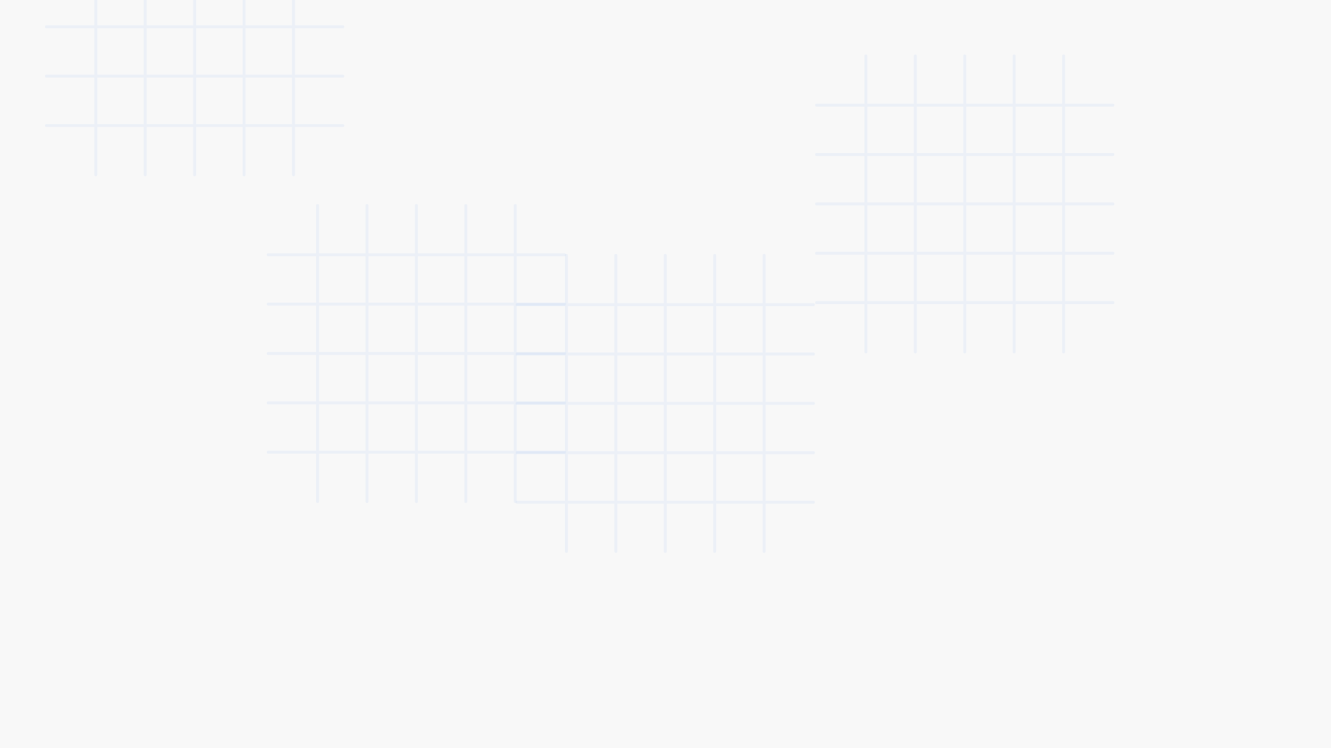 Blank grid background with light blue horizontal and vertical lines, and faint blue grid patterns.