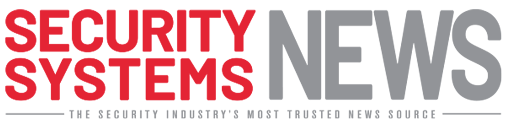 Logo for Security Systems News with red and gray text and tagline 'The security industry's most trusted news source'.