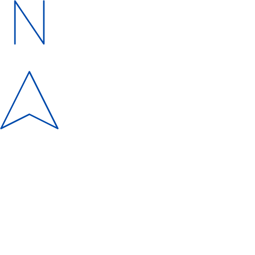 Strategy icon in blue