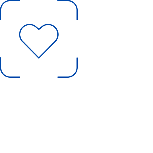 Health icon in blue