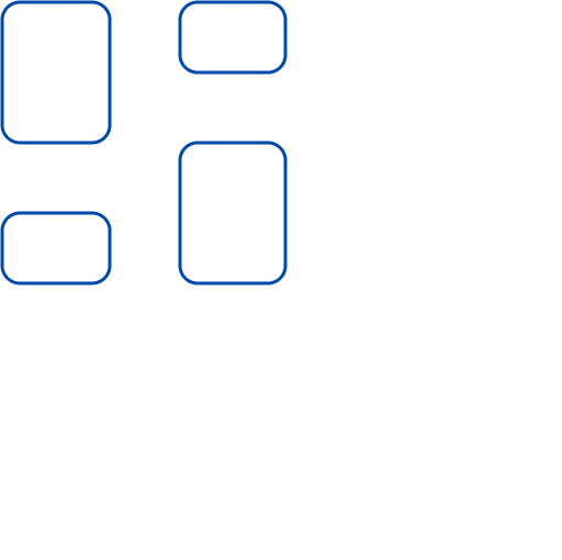 Design icon in blue