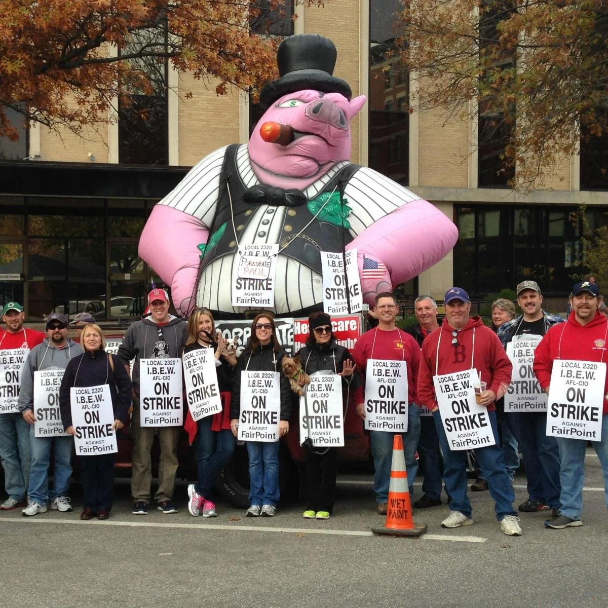 New England FairPoint Members Strike