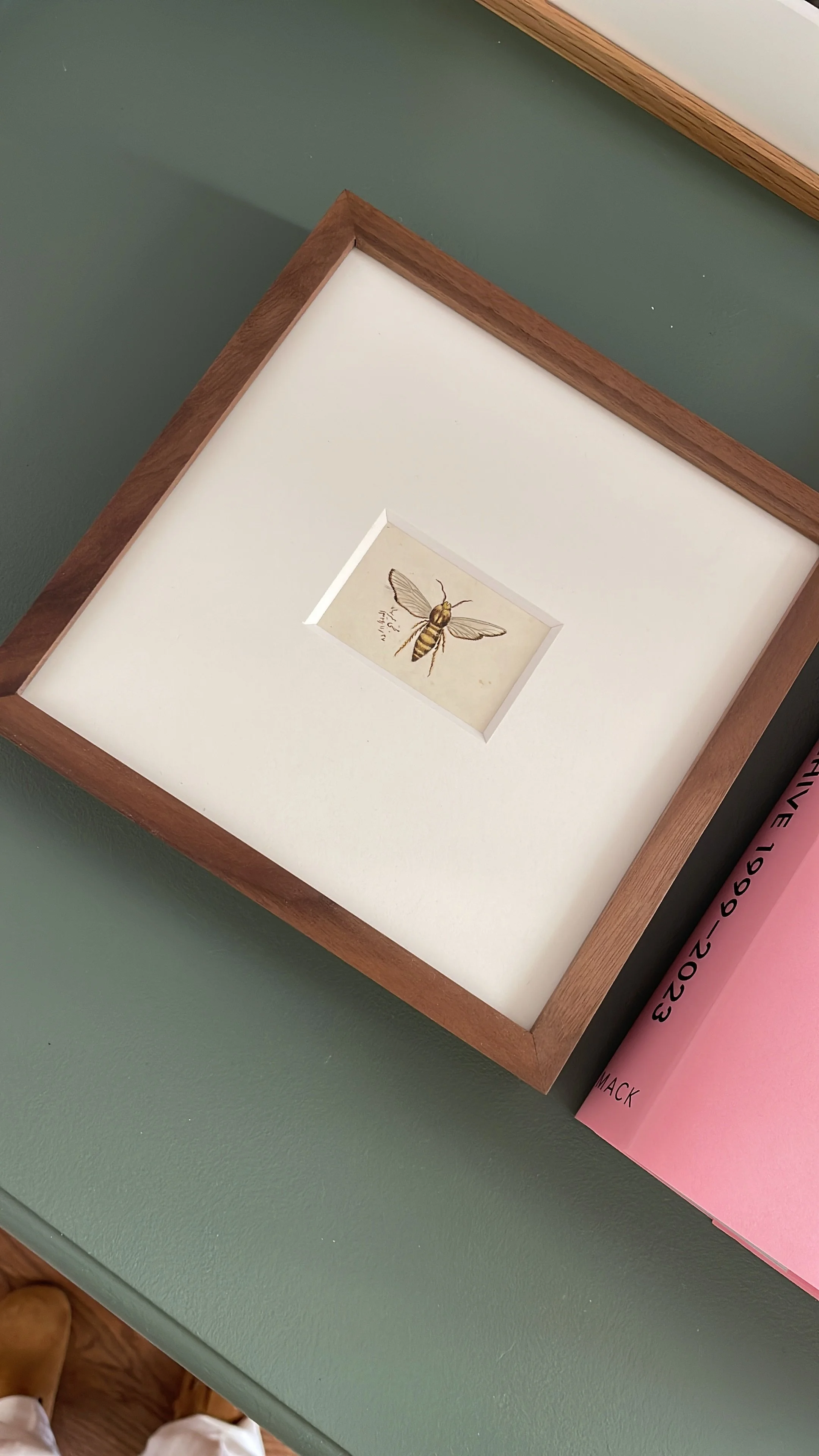 Framed botanical artwork and curated details inside Villa Oberti, a charming private villa near the Langhe