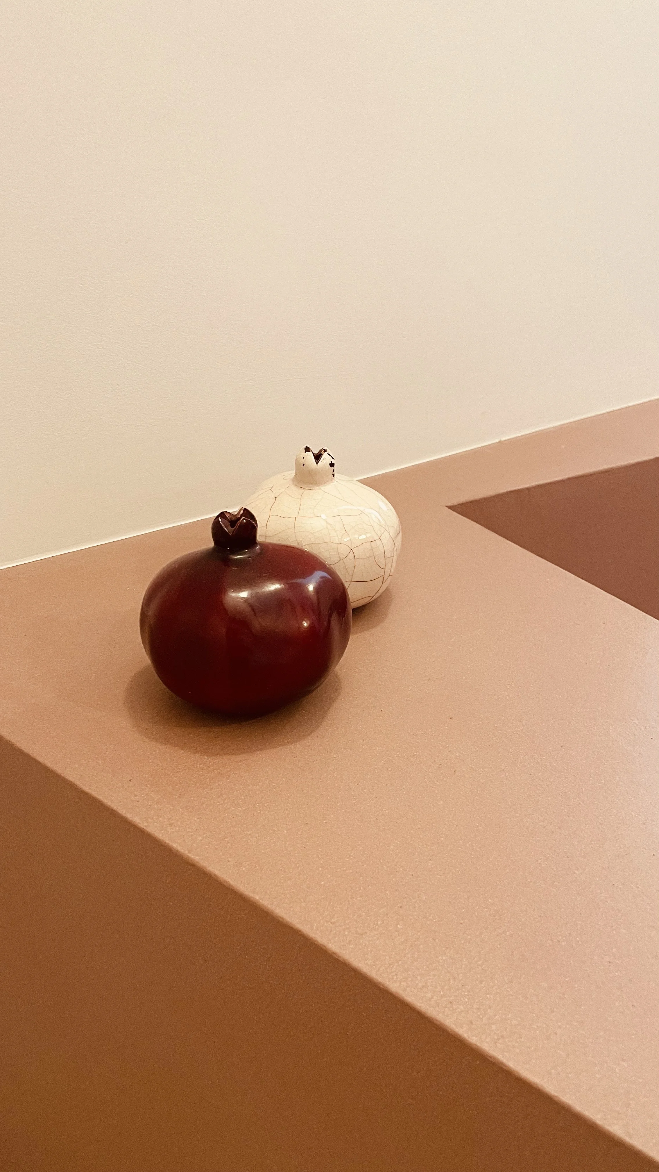 Handcrafted ceramics inside Villa Oberti, a design-led private villa near Mondovì in Piedmont