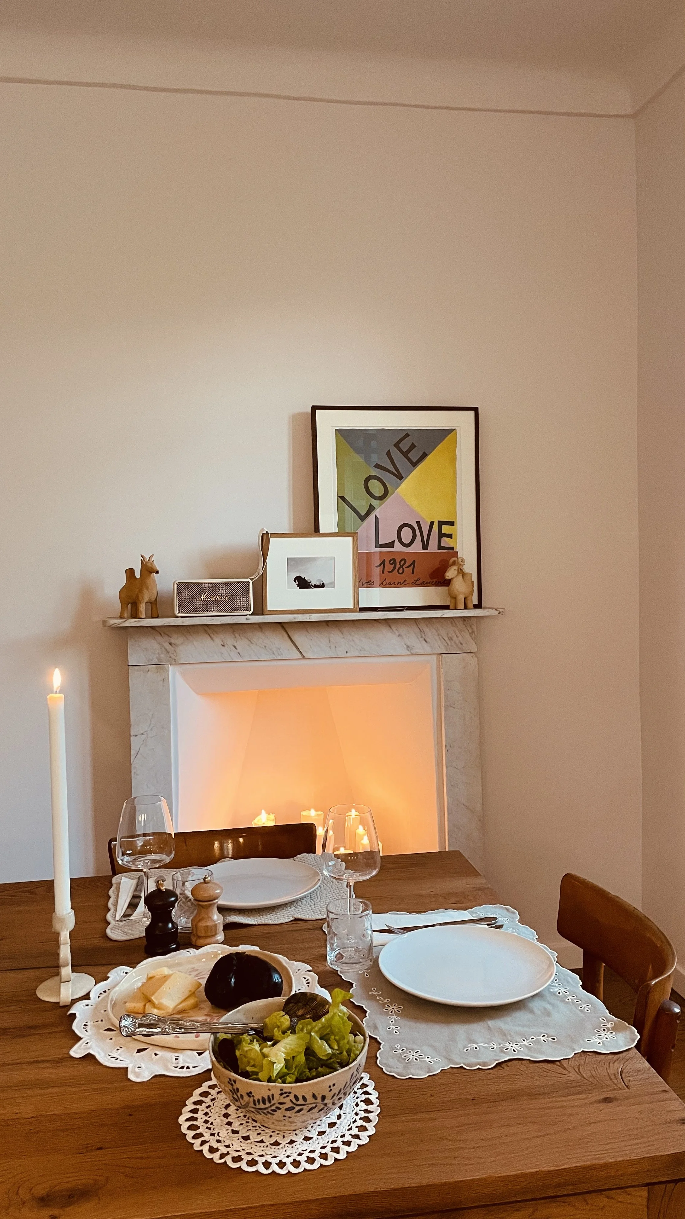 Intimate dining in the kitchen at Villa Oberti, a charming private villa near Mondovì in Piedmont