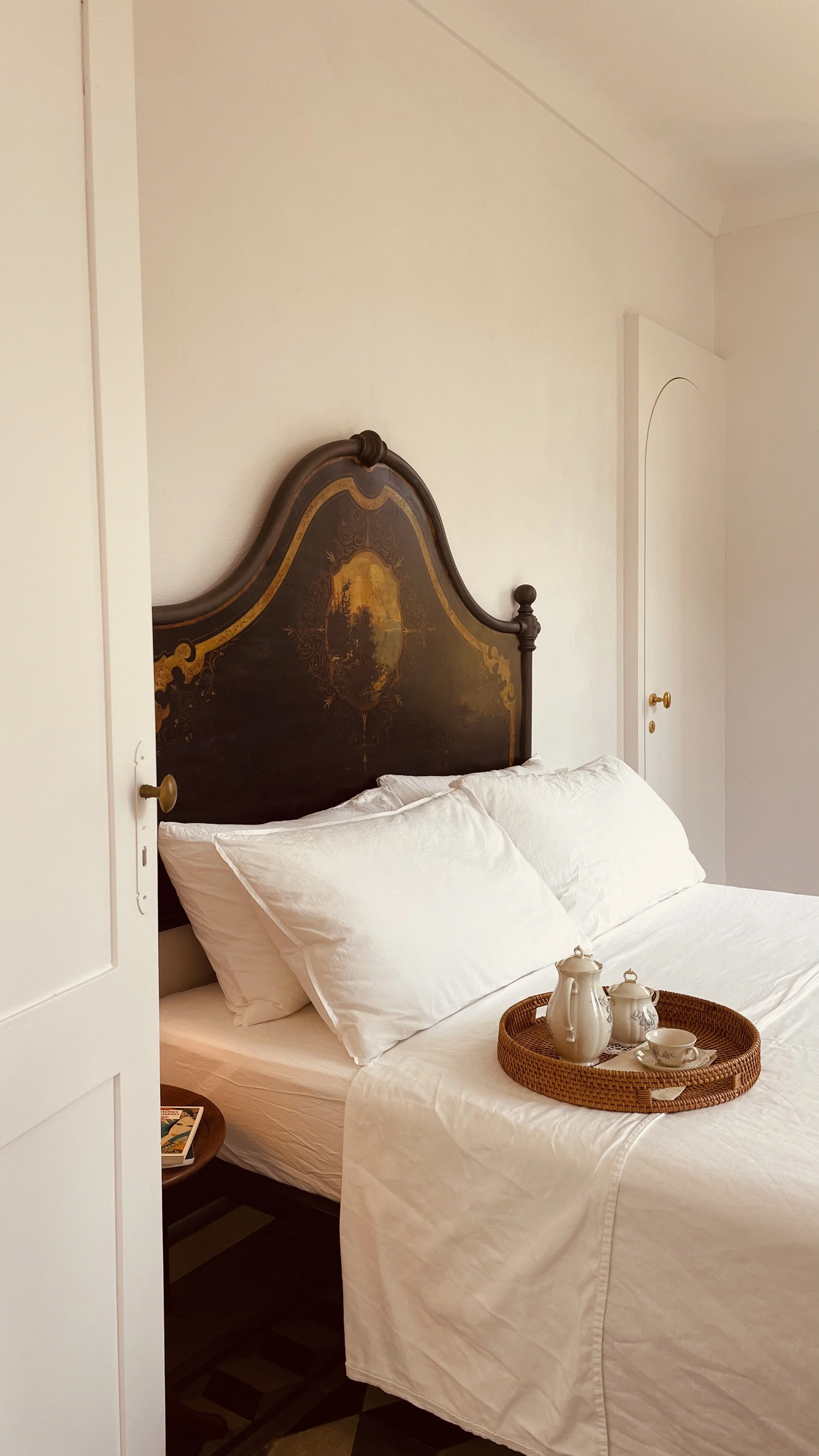 Bright Master Bedroom at Villa Oberti, a refined private villa near Mondovì and the Langhe in Piedmont