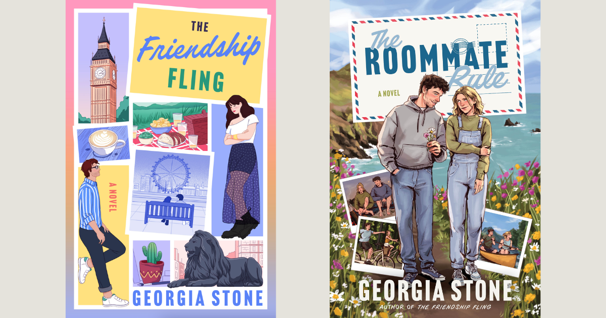 The Friendship Fling book cover and The Roommate Rule book cover