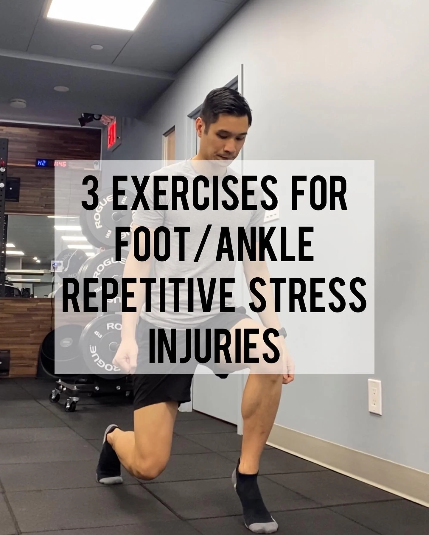 3 Exercises for Foot/Ankle Repetitive Stress Injuries