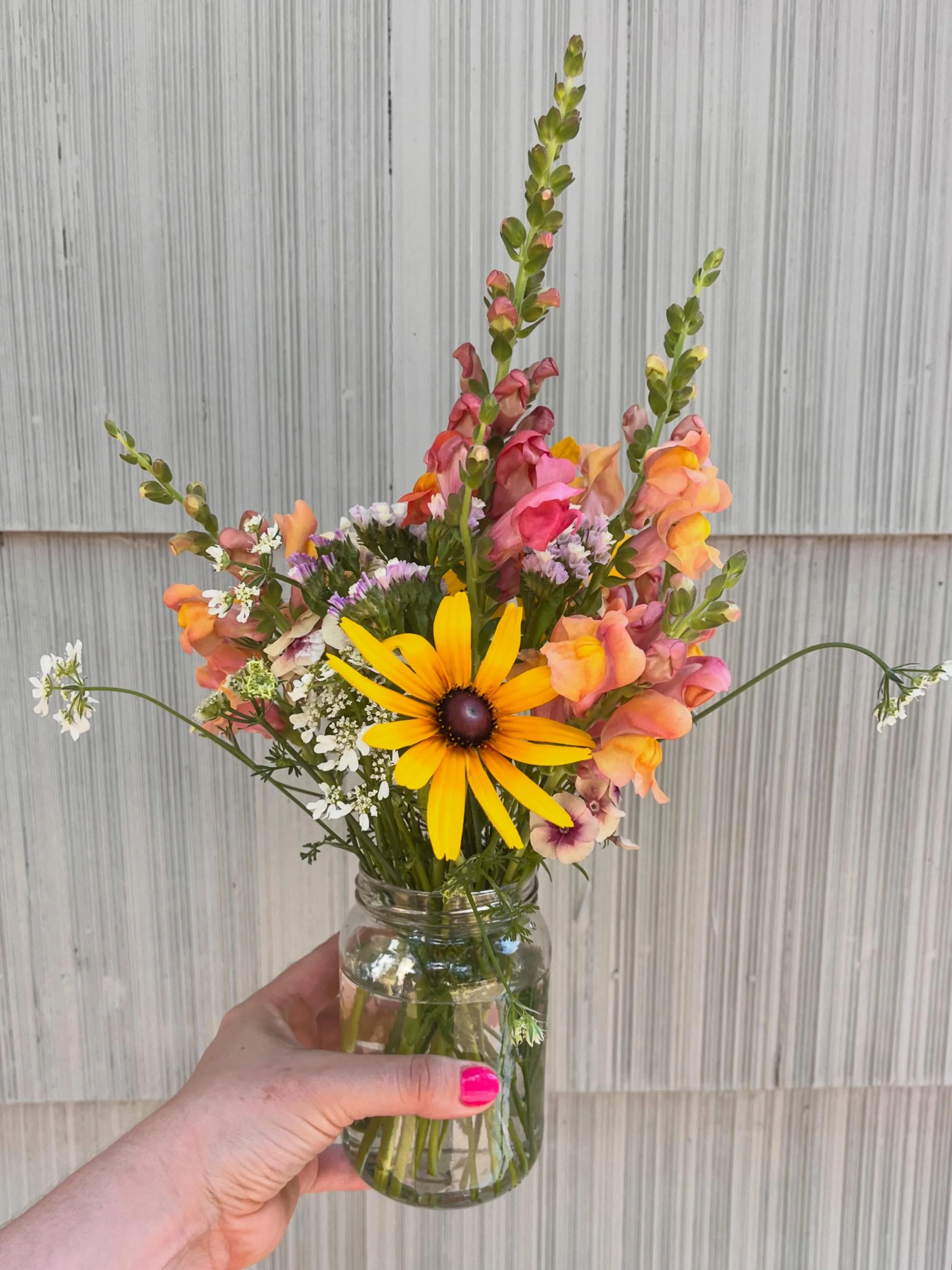 Sunset themed bouquet 🧡💛🩷