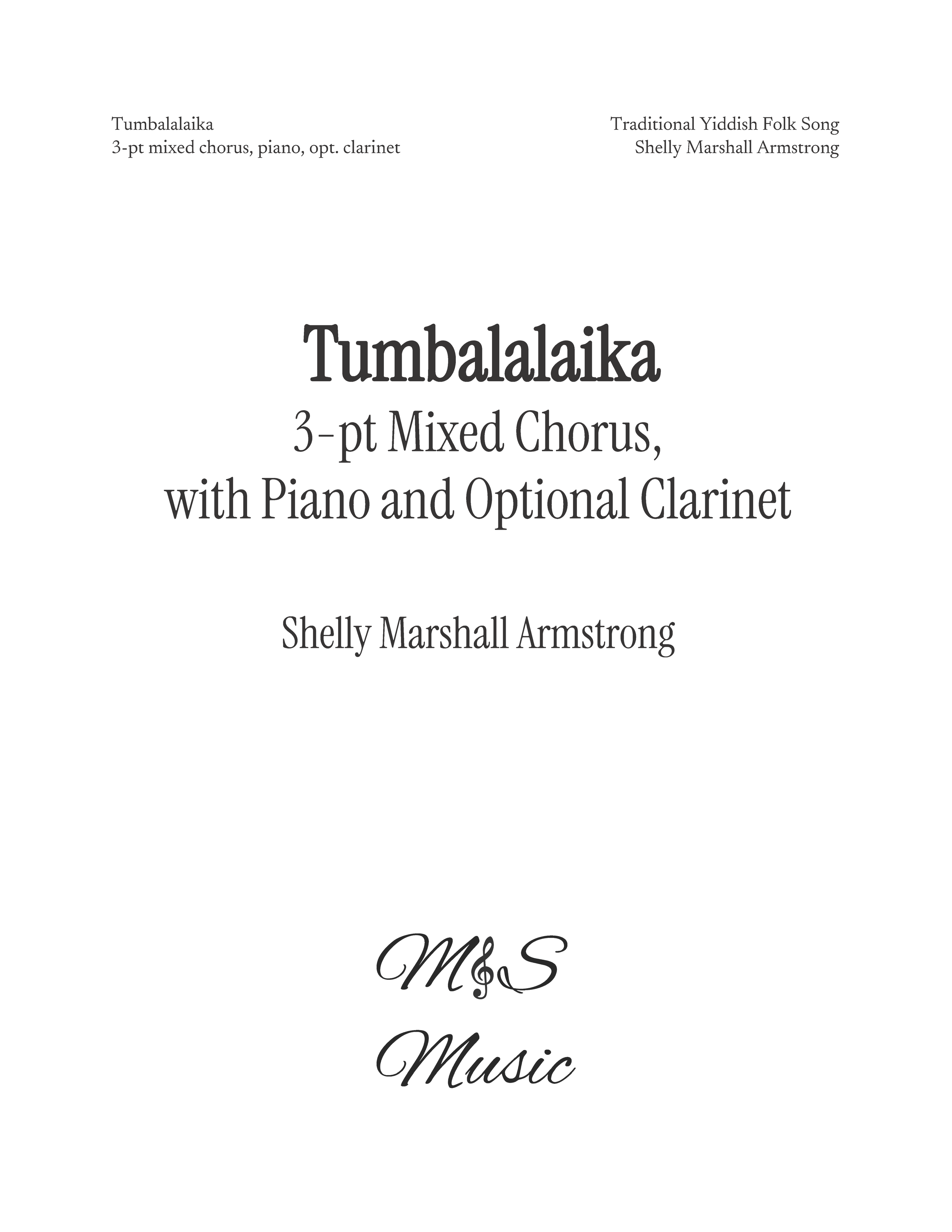 Tumbalalaika-3 part Mixed
