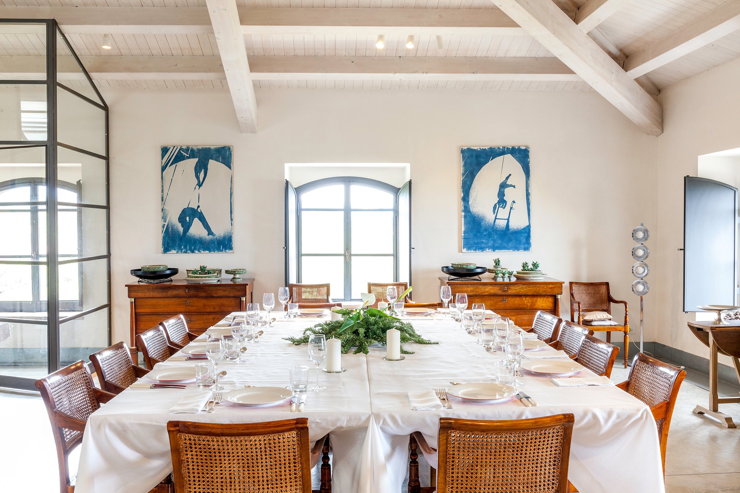 Rocca delle Tre Contrade dining Healthy Travel