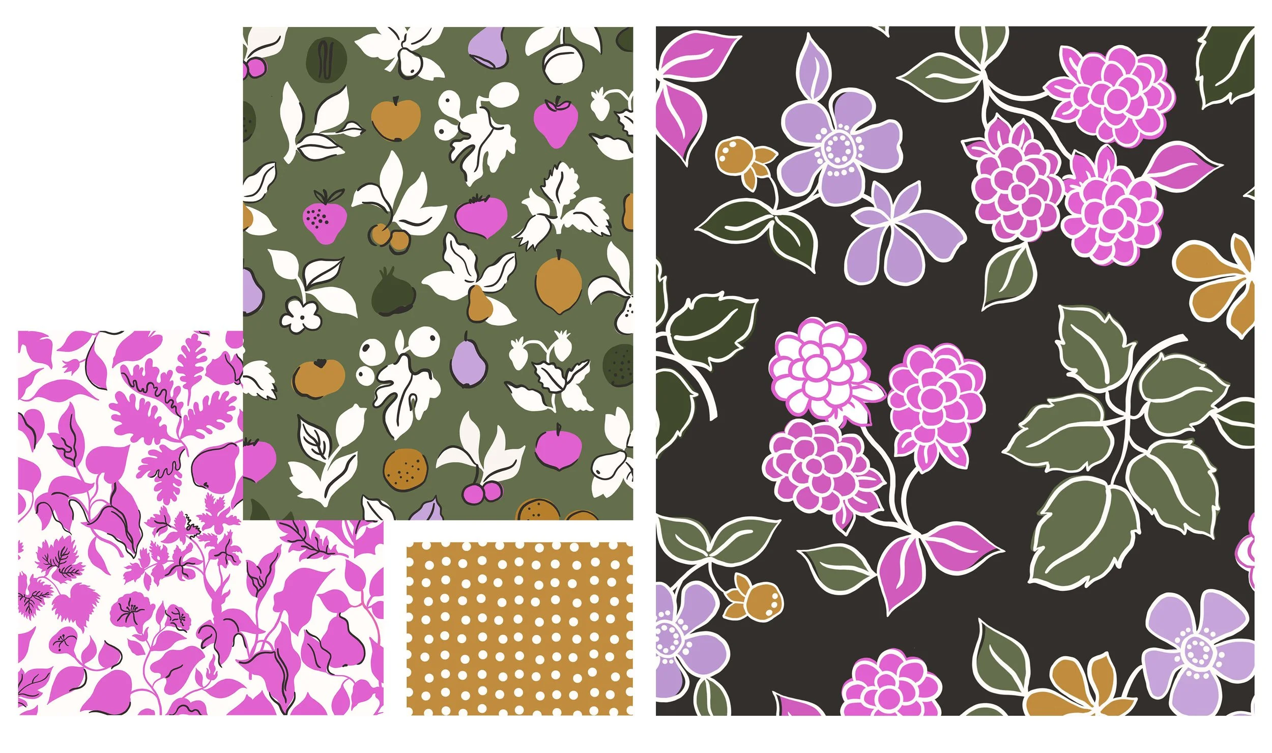 Floral Surface Pattern Design