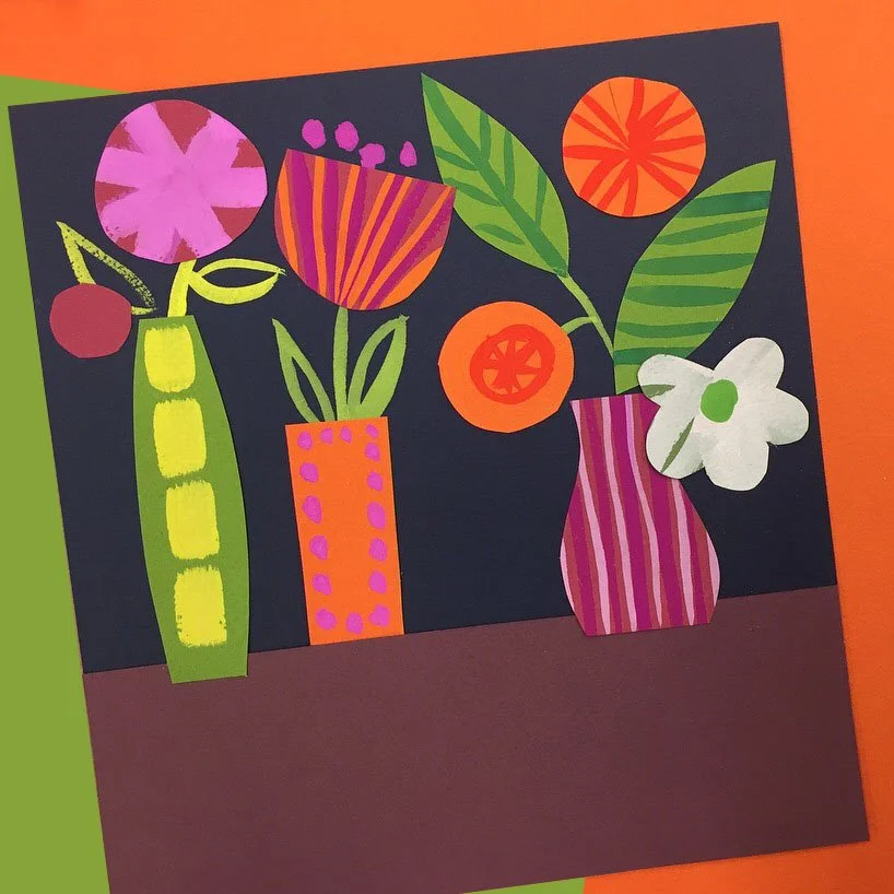 Cut Paper Collage