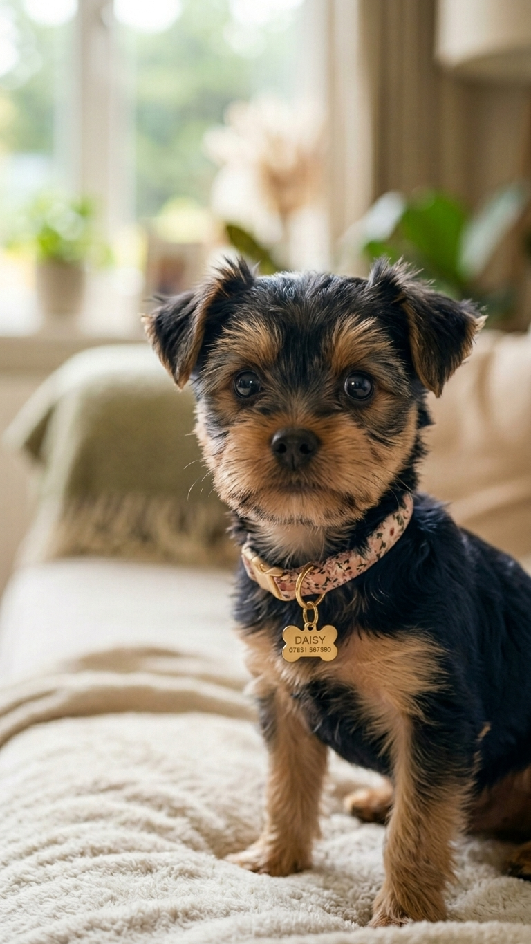 The 5 Cutest Yorkie Collars With Matching ID Tags