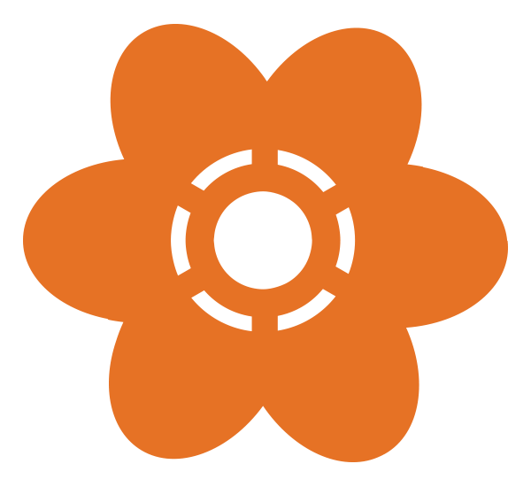 An orange flower