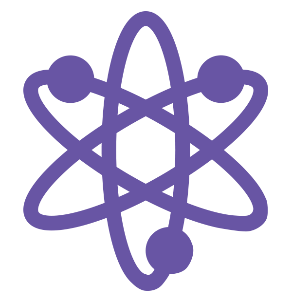 An atom symbol