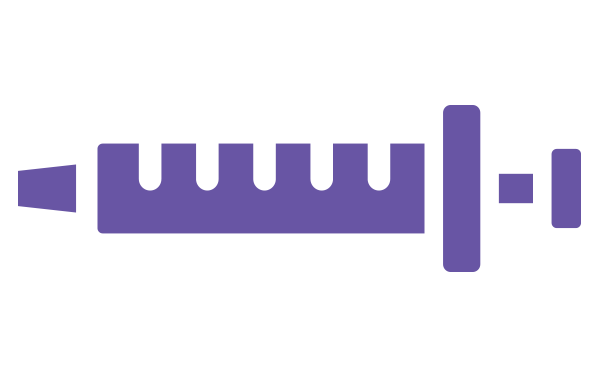 A syringe