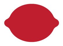 A red lemon