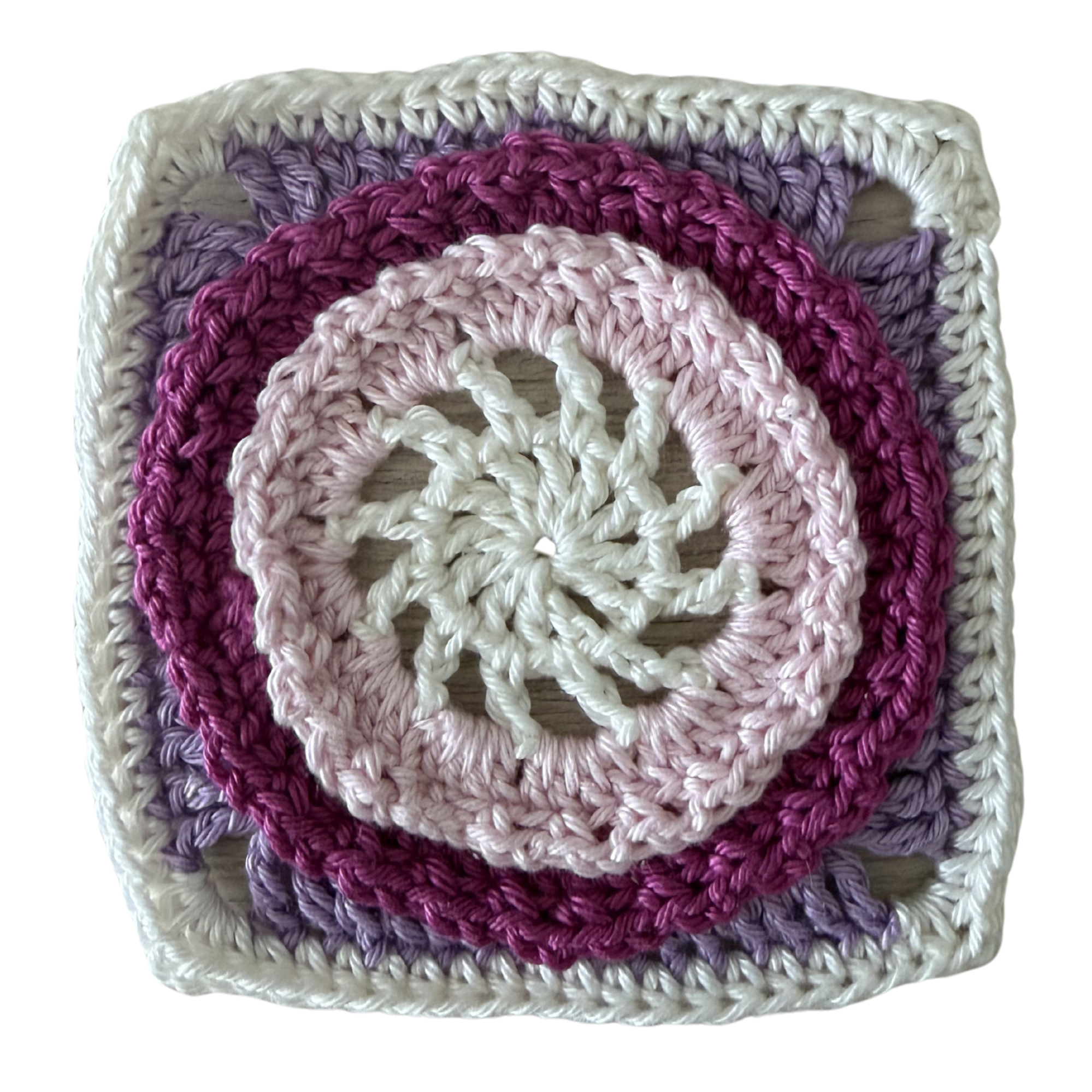 twisty granny square/coaster