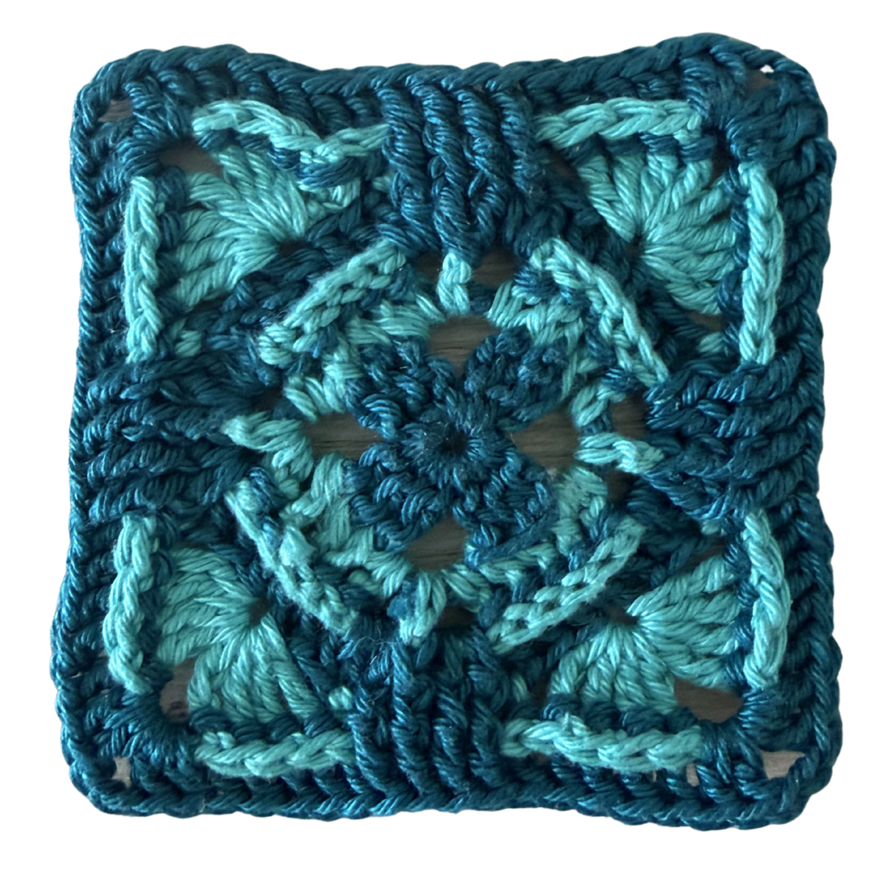 rustic granny square/coaster