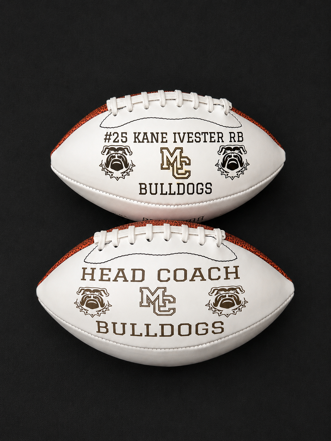 Custom Engraved Footballs