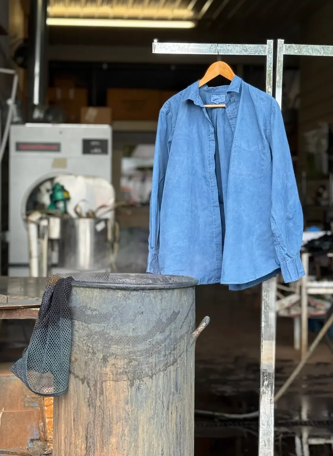 American Trench Natural-Dyed Poplin Shirt