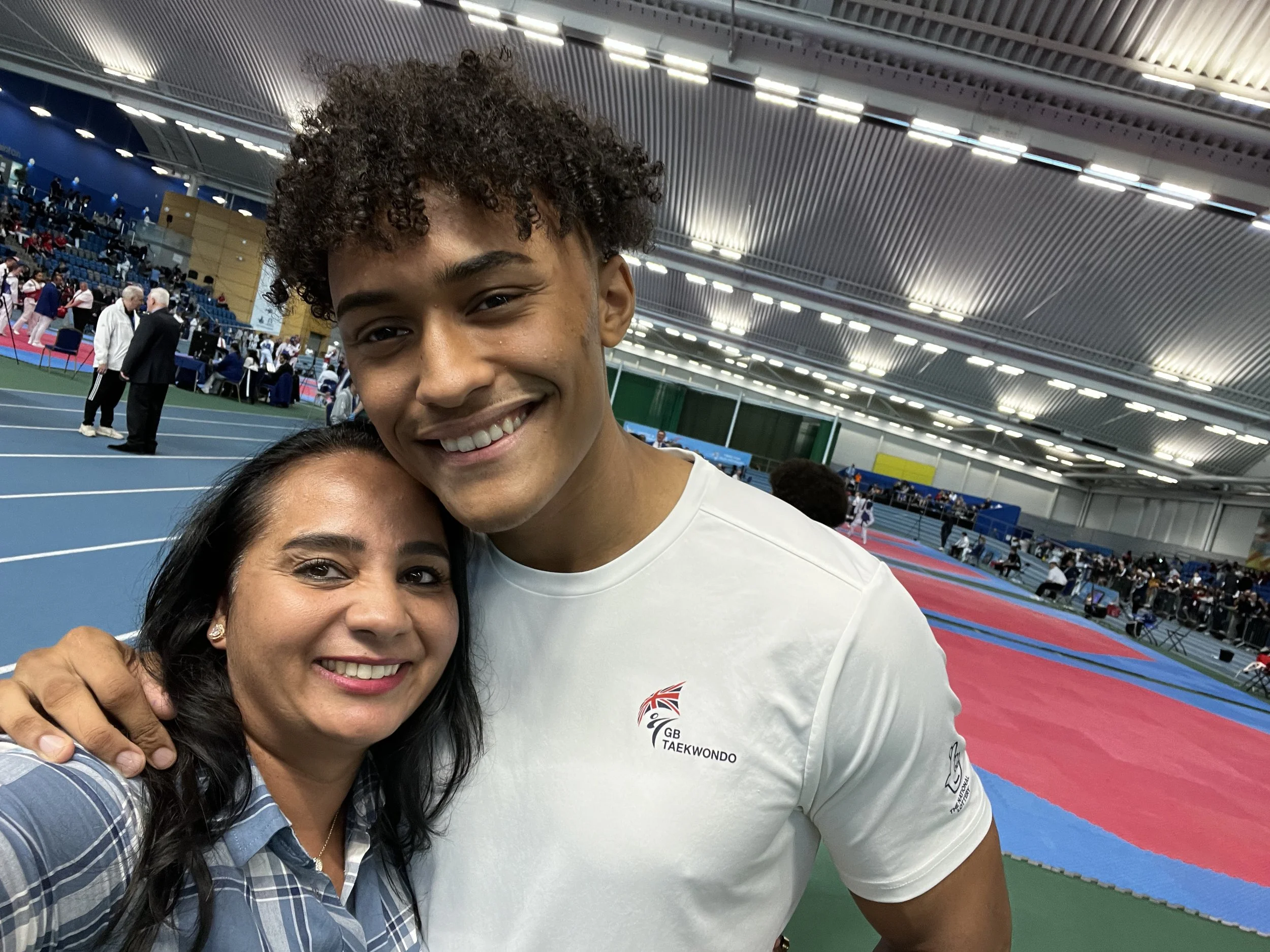 Sneaky selfie with Caden Cunningham - GB Olympic Champion and much more.. So blessed, always. Oct, 2024