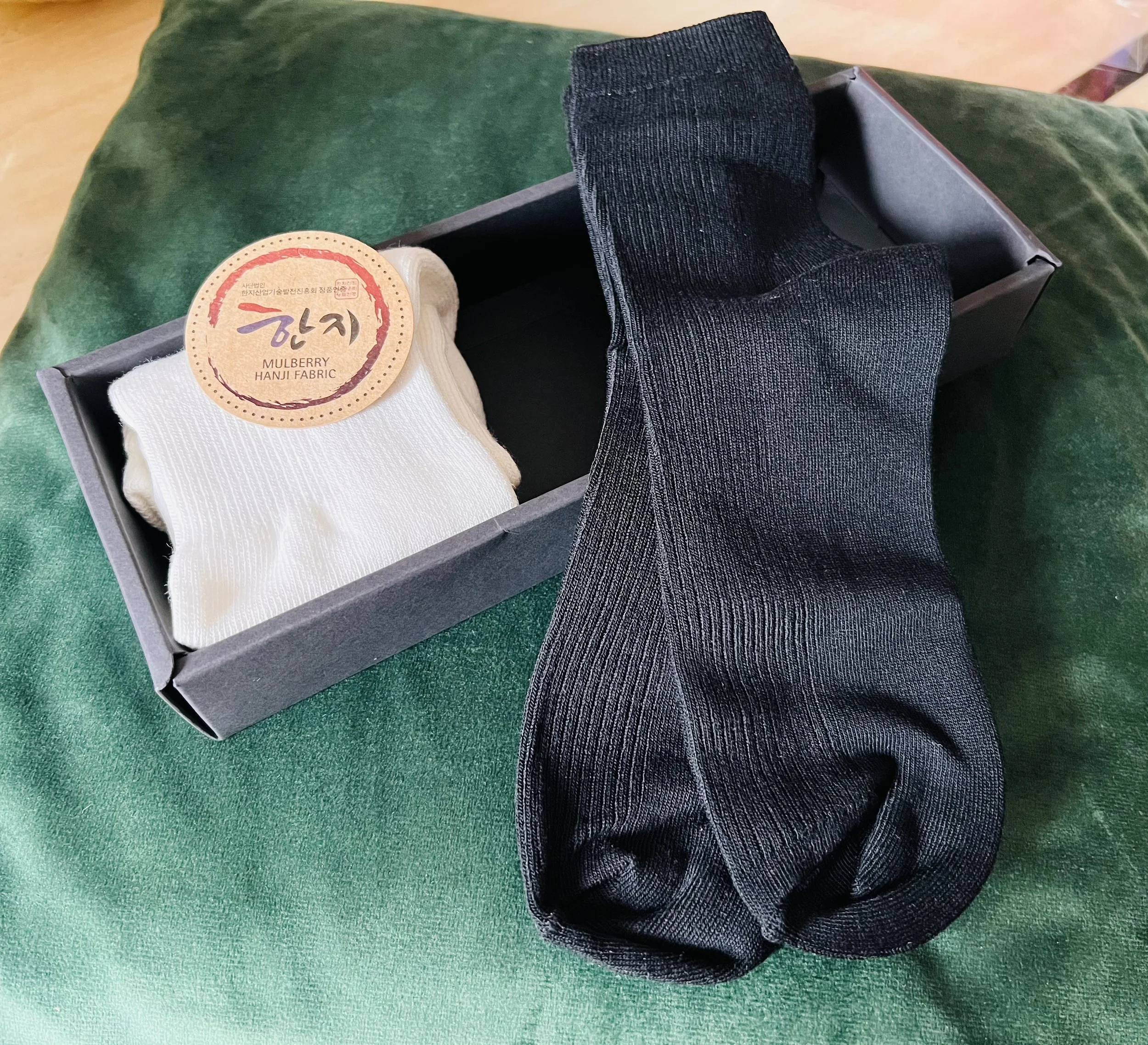 My Luxurious Kukkiwon Socks gifted from Grandmaster at Golden Lake Taekwondo, Gumbo, South Korea. 2025