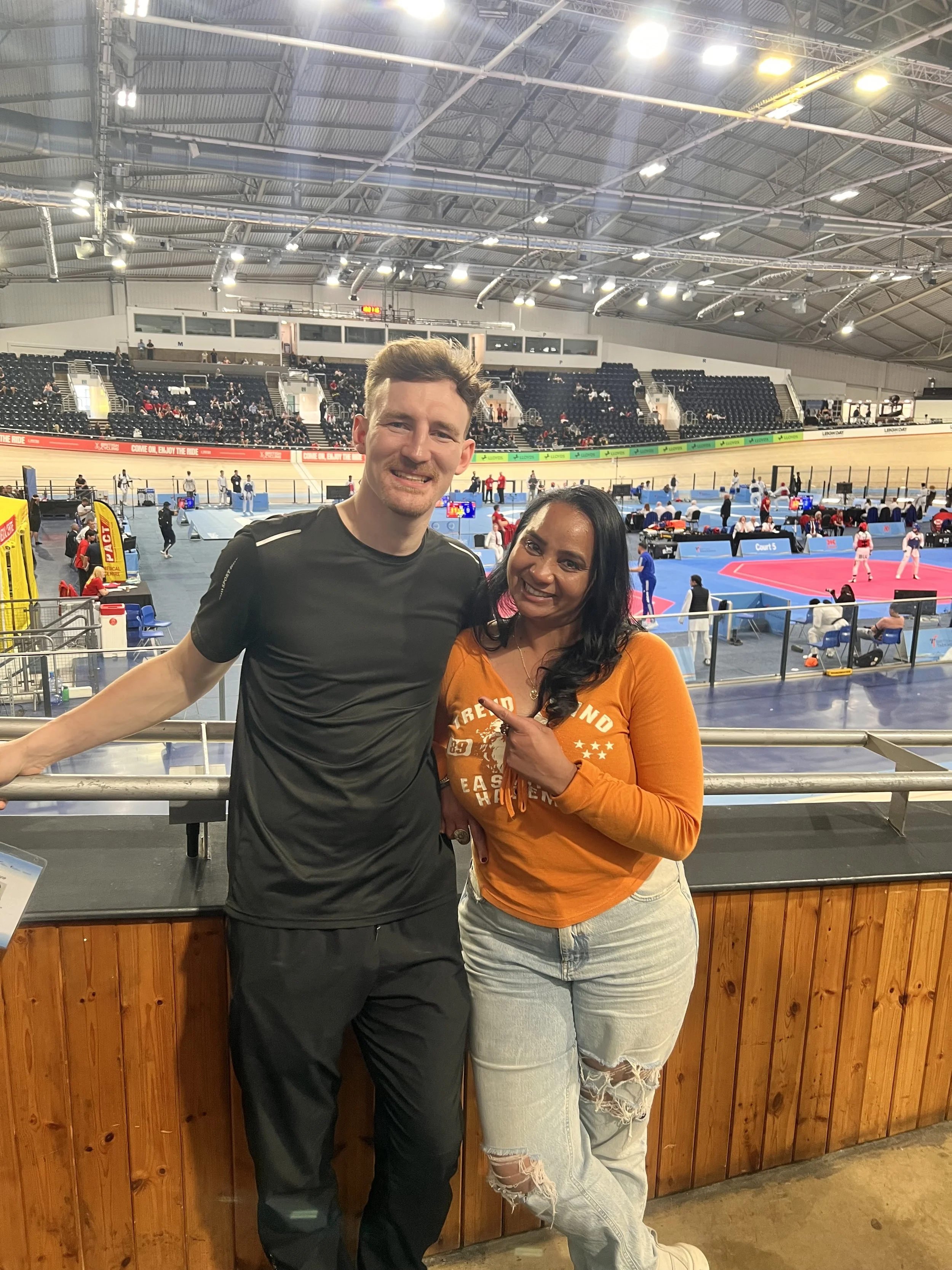 Just go for it...can I have a selfie please! Bradley Sinden, GB Olympic Champion plus. So blessed, always. April, 2026