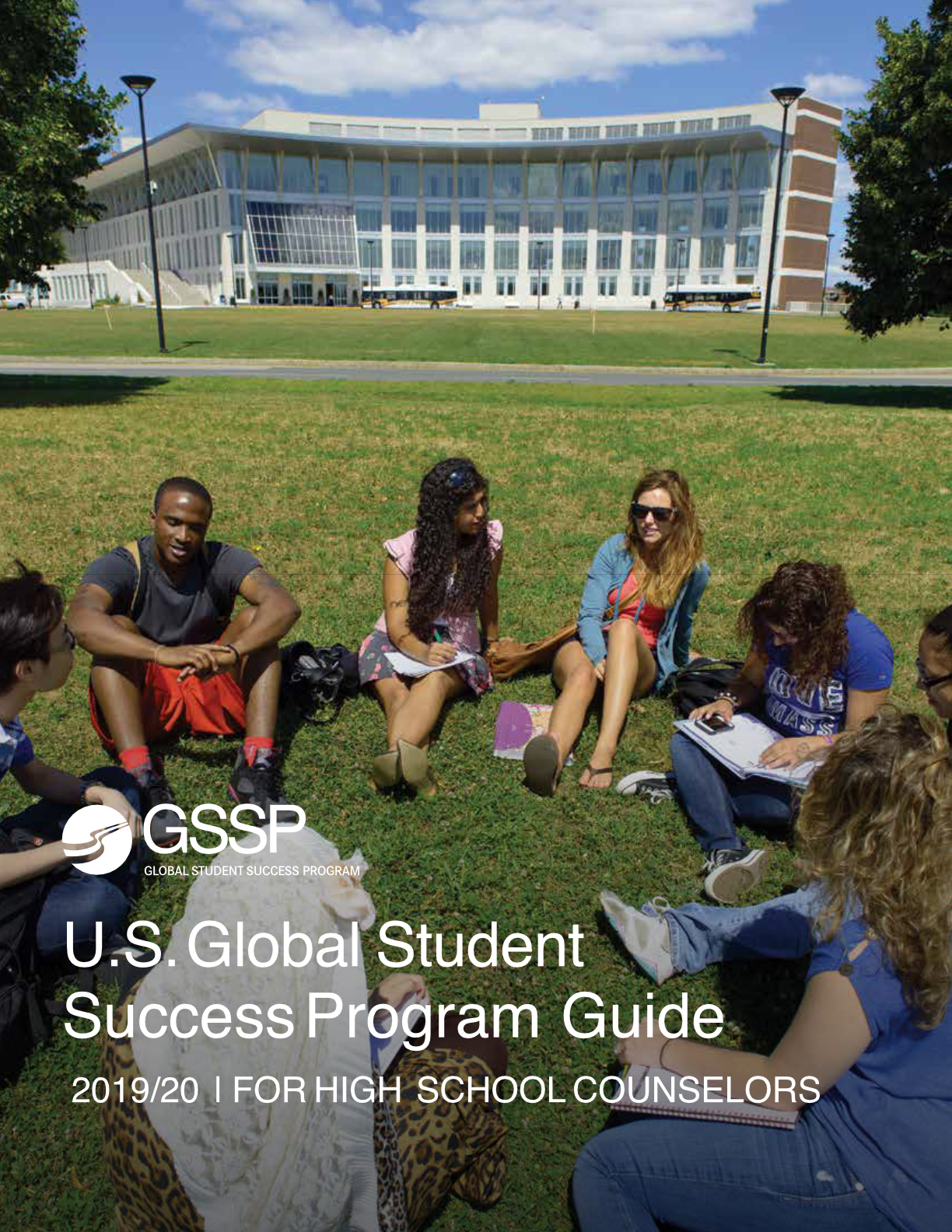 28-page U.S. GSSP guide for high school counselors: multi-university, multi-section publication managing complex content hierarchy across seven+ partner schools. Copy. Program managed production. Work directed.(A4, print and web)