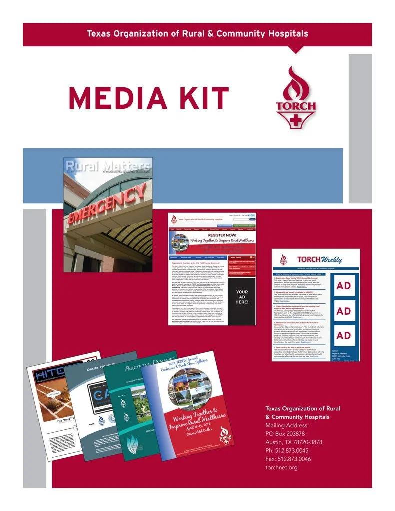 TORCH Media Kit (early edition): the original advertising and sponsorship sales kit, later expanded into the 2023 edition.