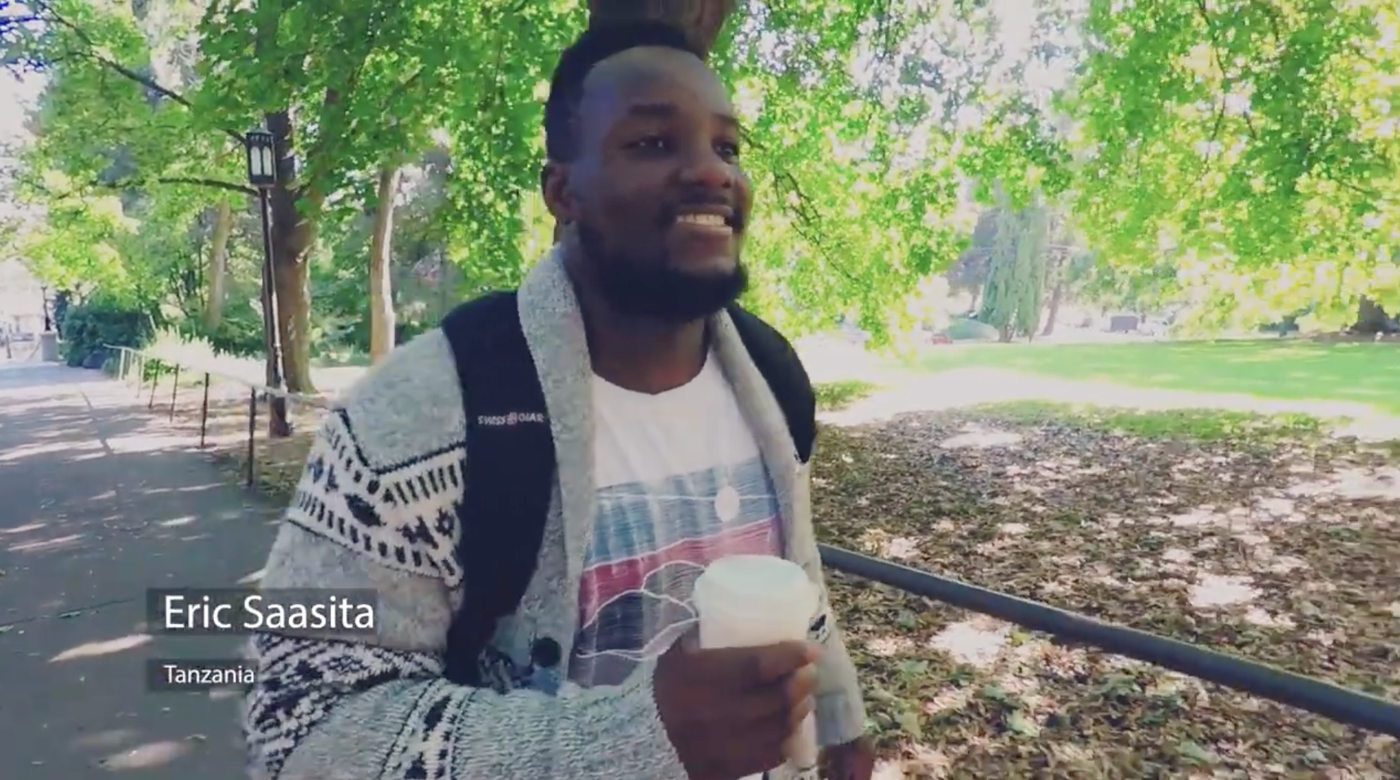 Student testimonial video featuring Eric Saasita, University of Idaho GSSP. Program managed production. Work directed.