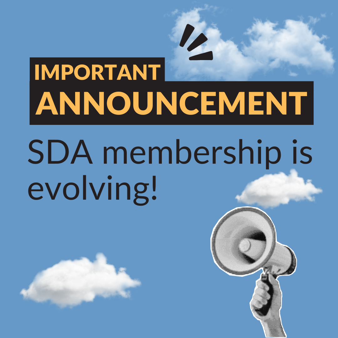 SDA membership is evolving!
