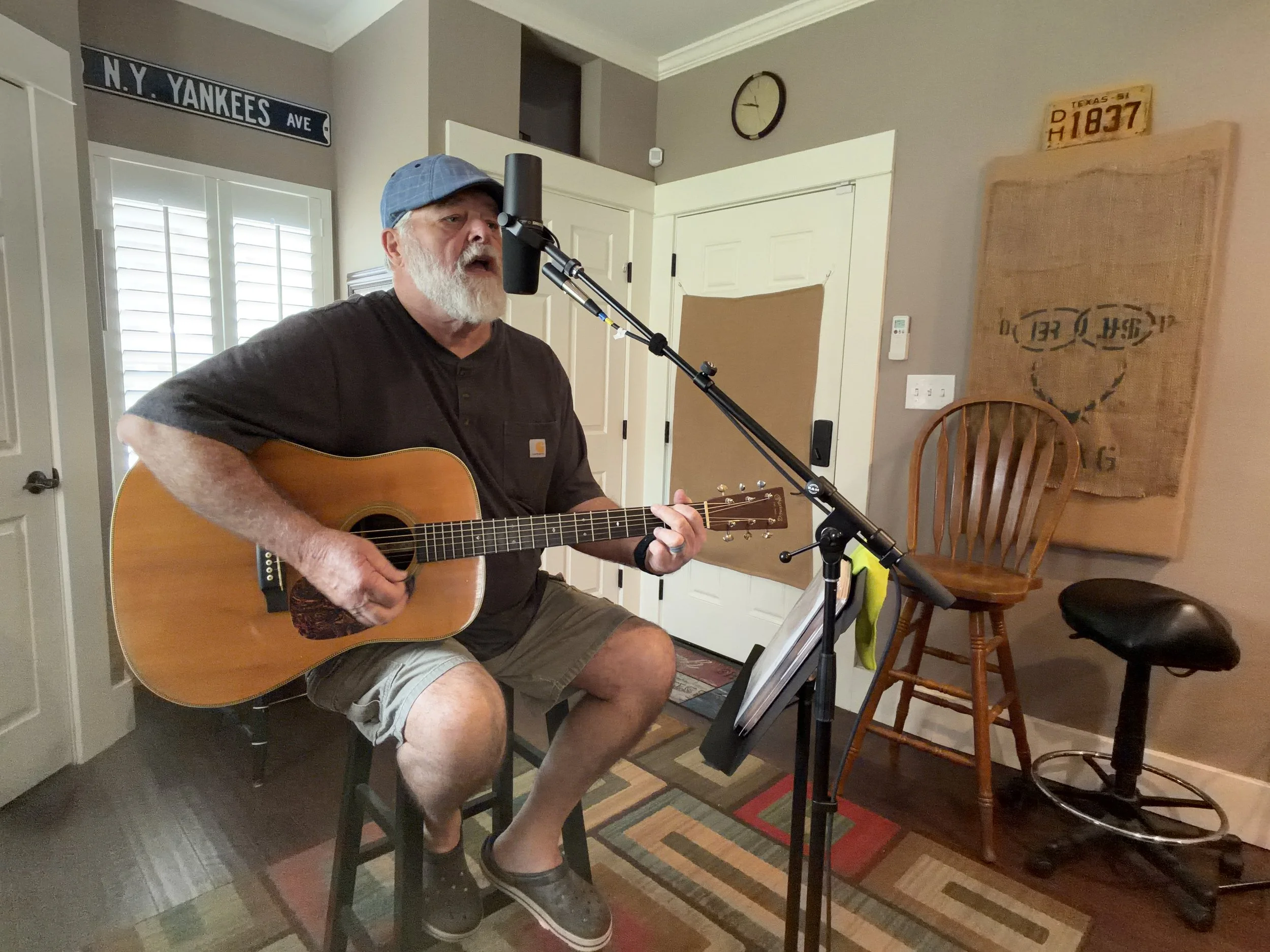 Will Salt at Studio 2.0 recording studio in Seguin, Texas