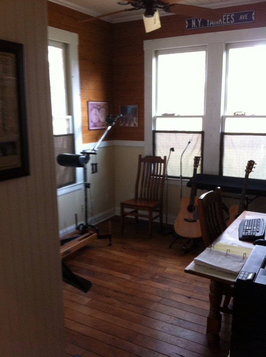 Studio 1.0 recording room in Stockdale, Texas