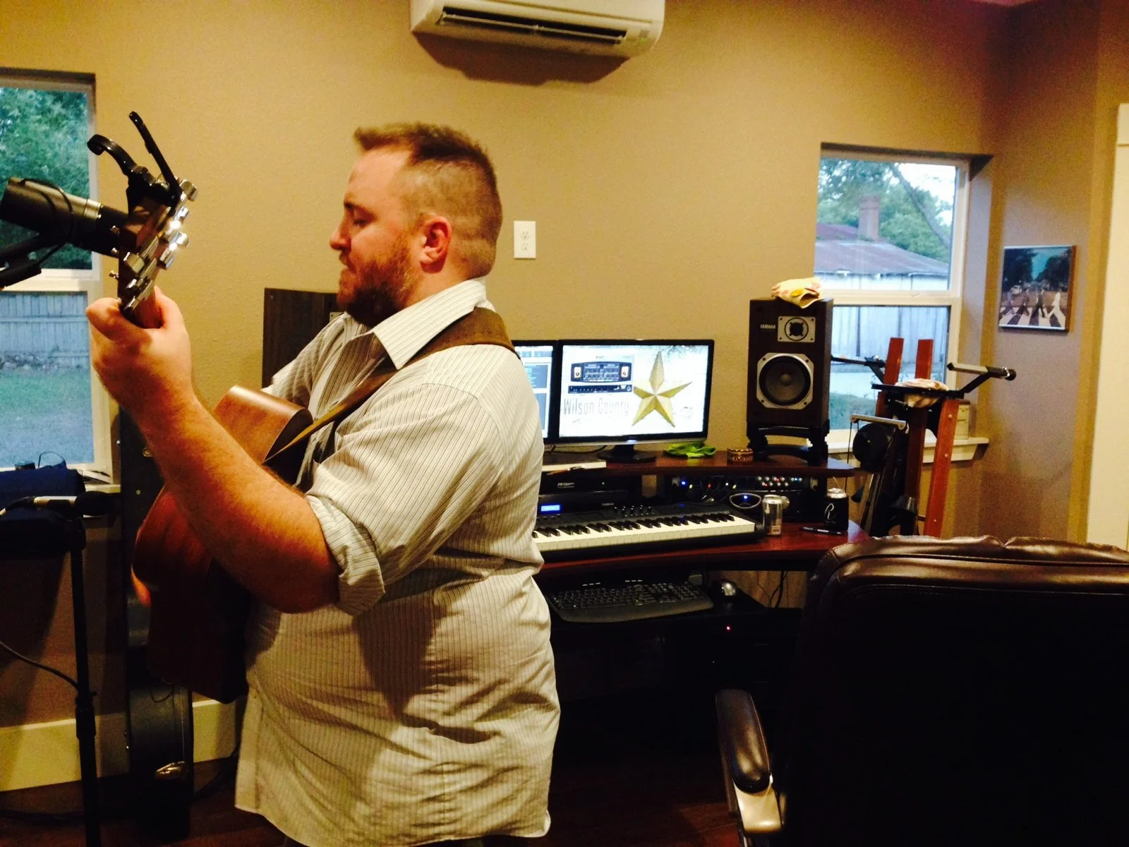 Wilson County recording in the early days of Studio 2.0