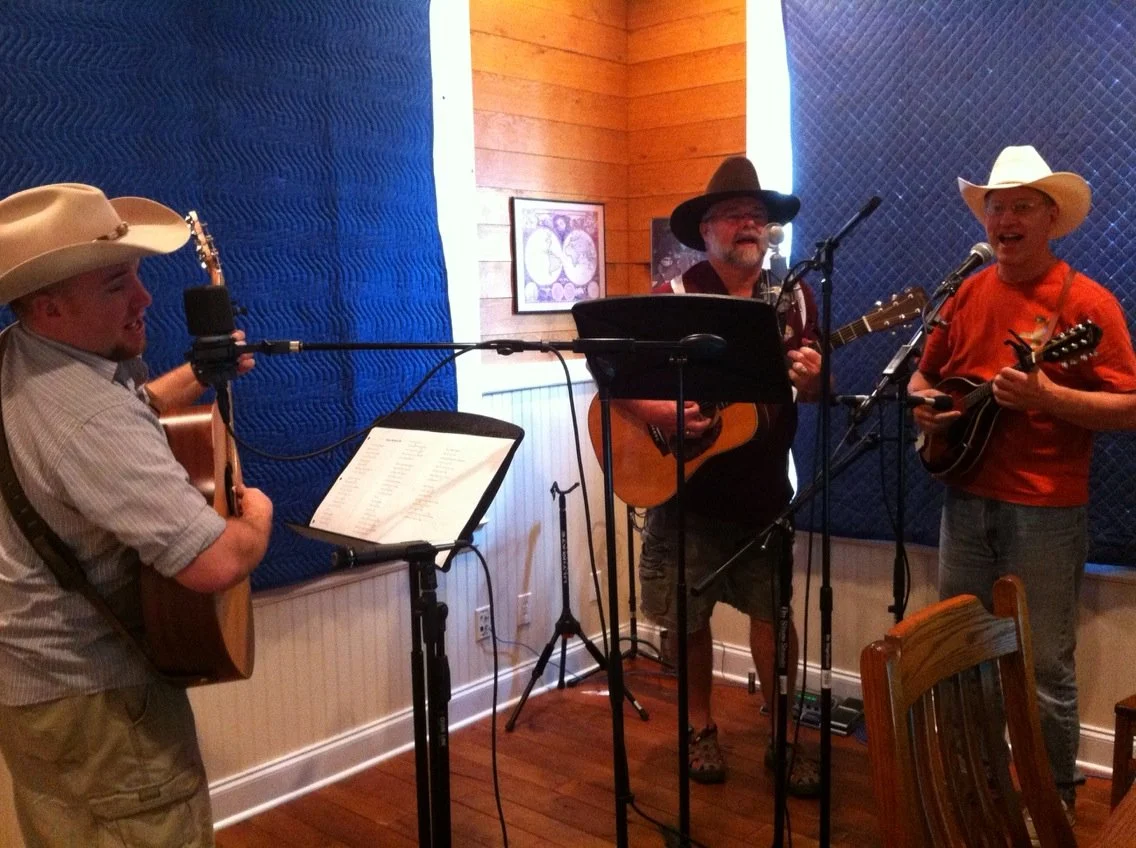 Wilson County recording session at Studio 1.0 in Stockdale, Texas