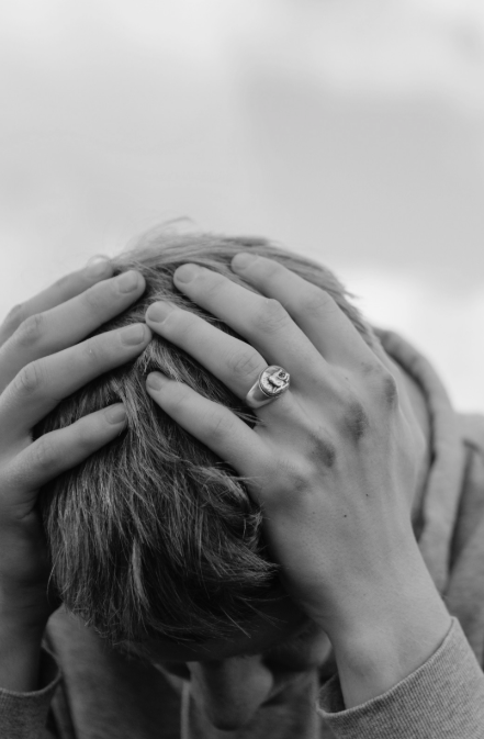 a man experiencing traumatic loss and grief in west seattle