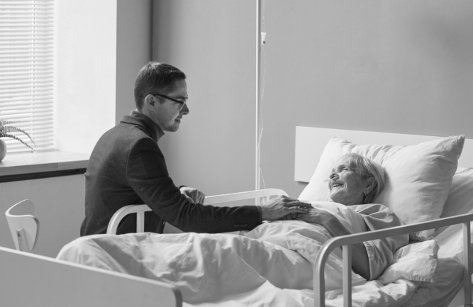Man caring for elderly mom in hospice and needs therapy for anticipatory grief since he is grieving someone who is still alive
