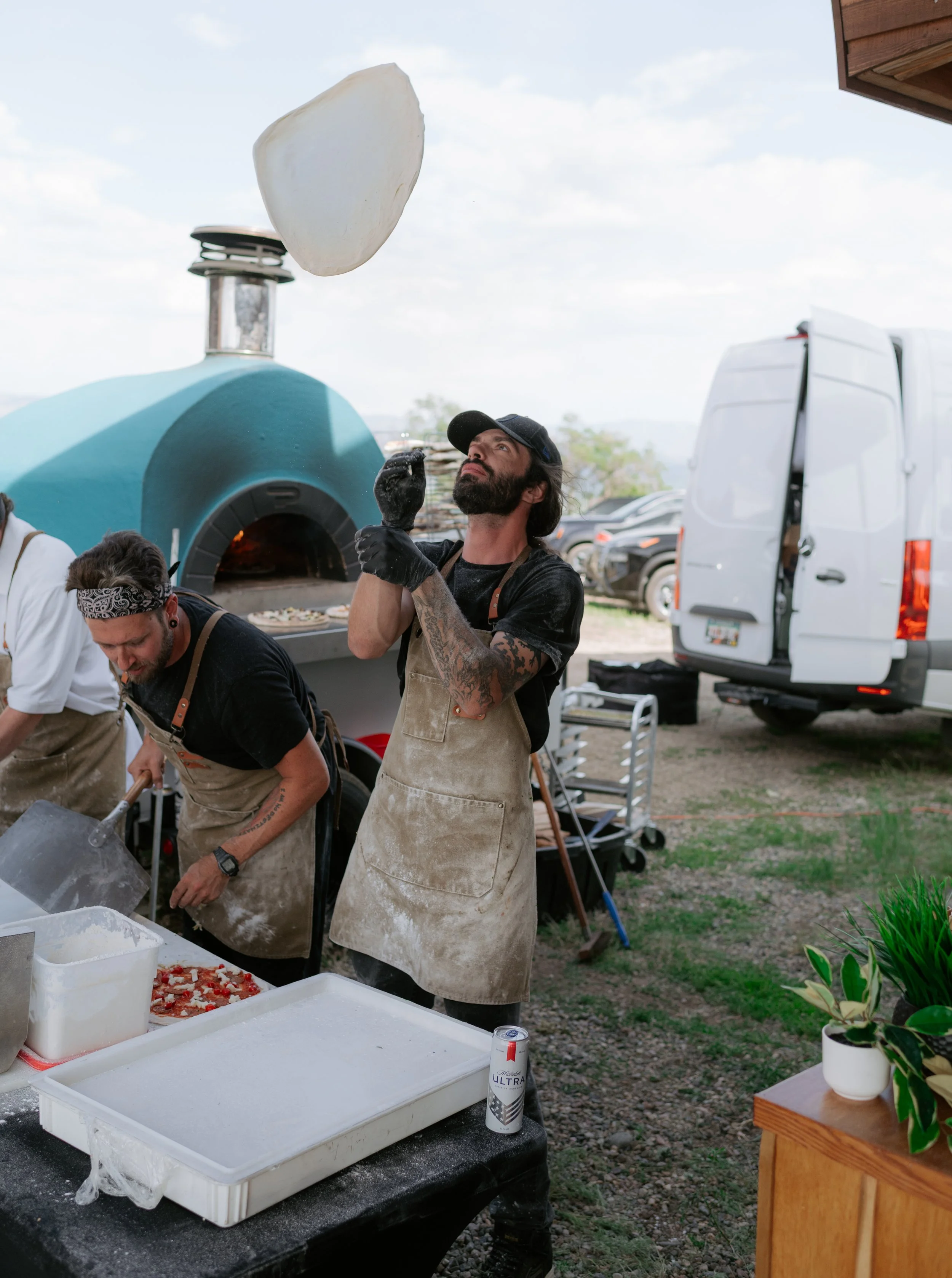 Wildfire Cuisine Co. mobile wood-fired oven for Colorado events