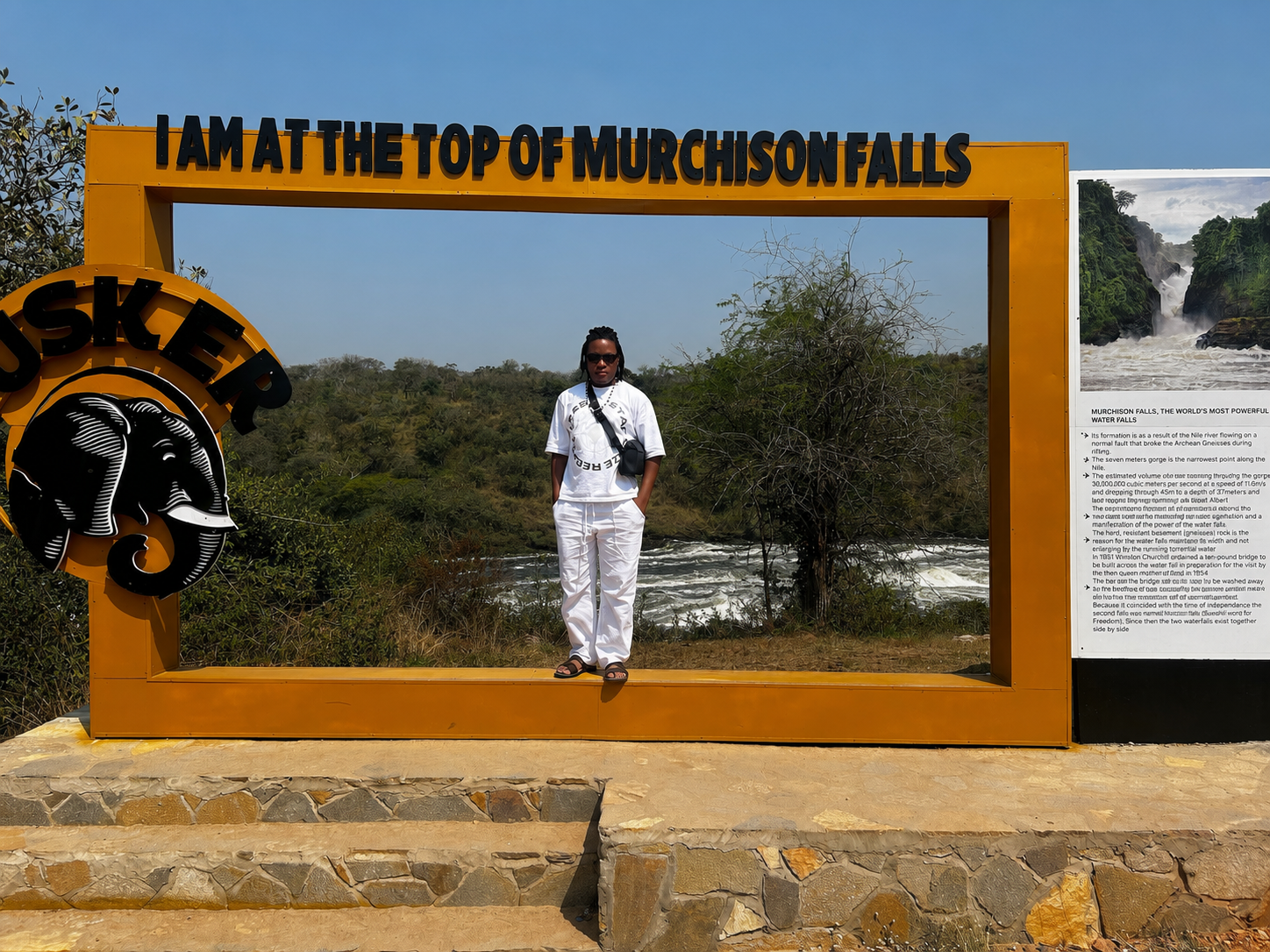 At the Top of Murchison Falls