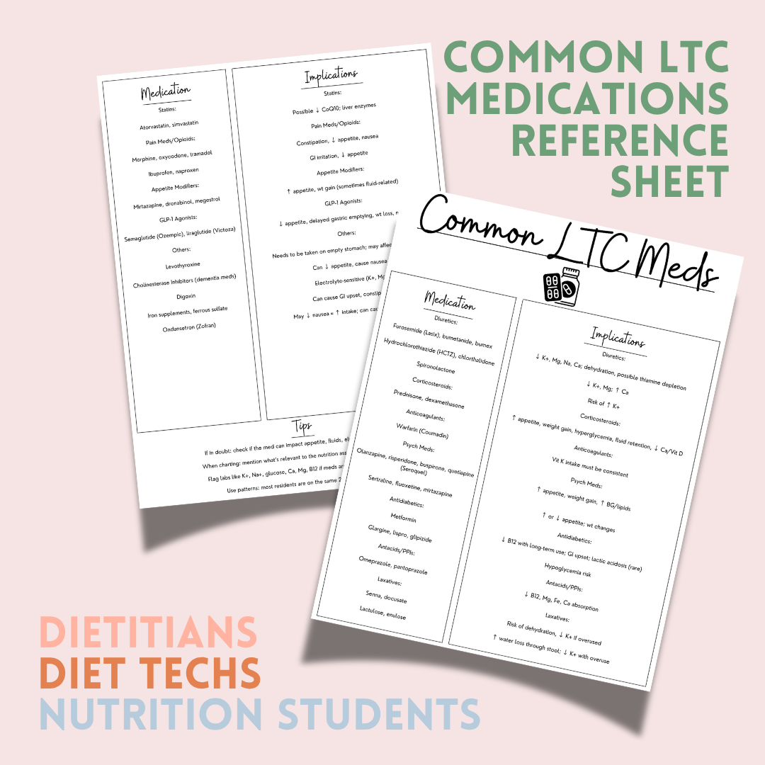 Common LTC Medication Lists | Long-Term Care