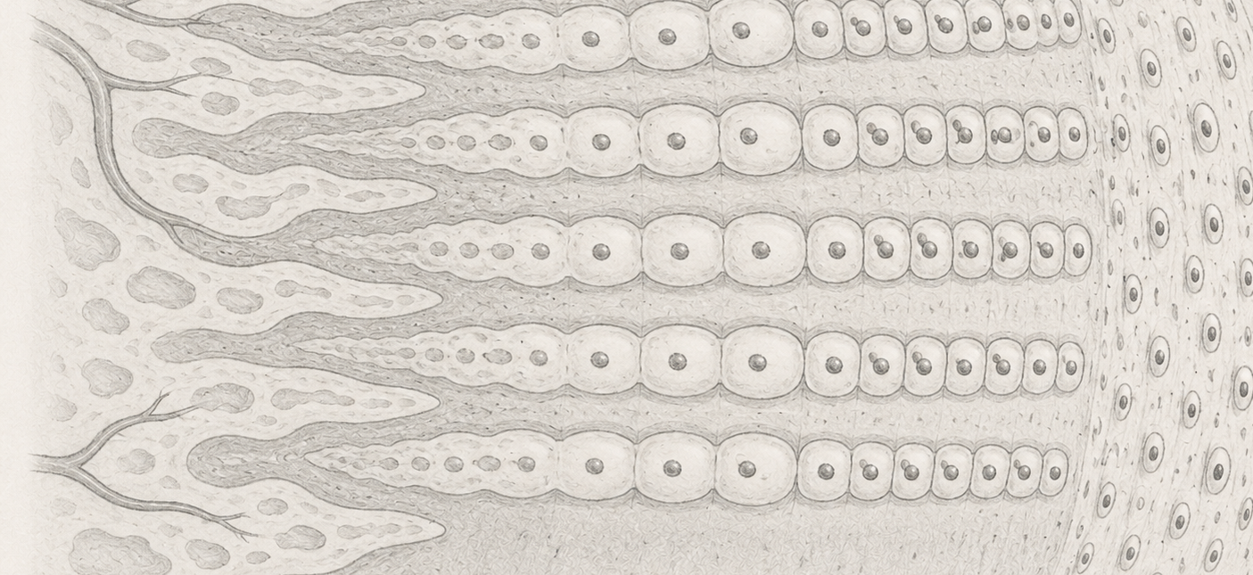 Cartilage growth plate illustration showing endochondral bone formation and skeletal development.