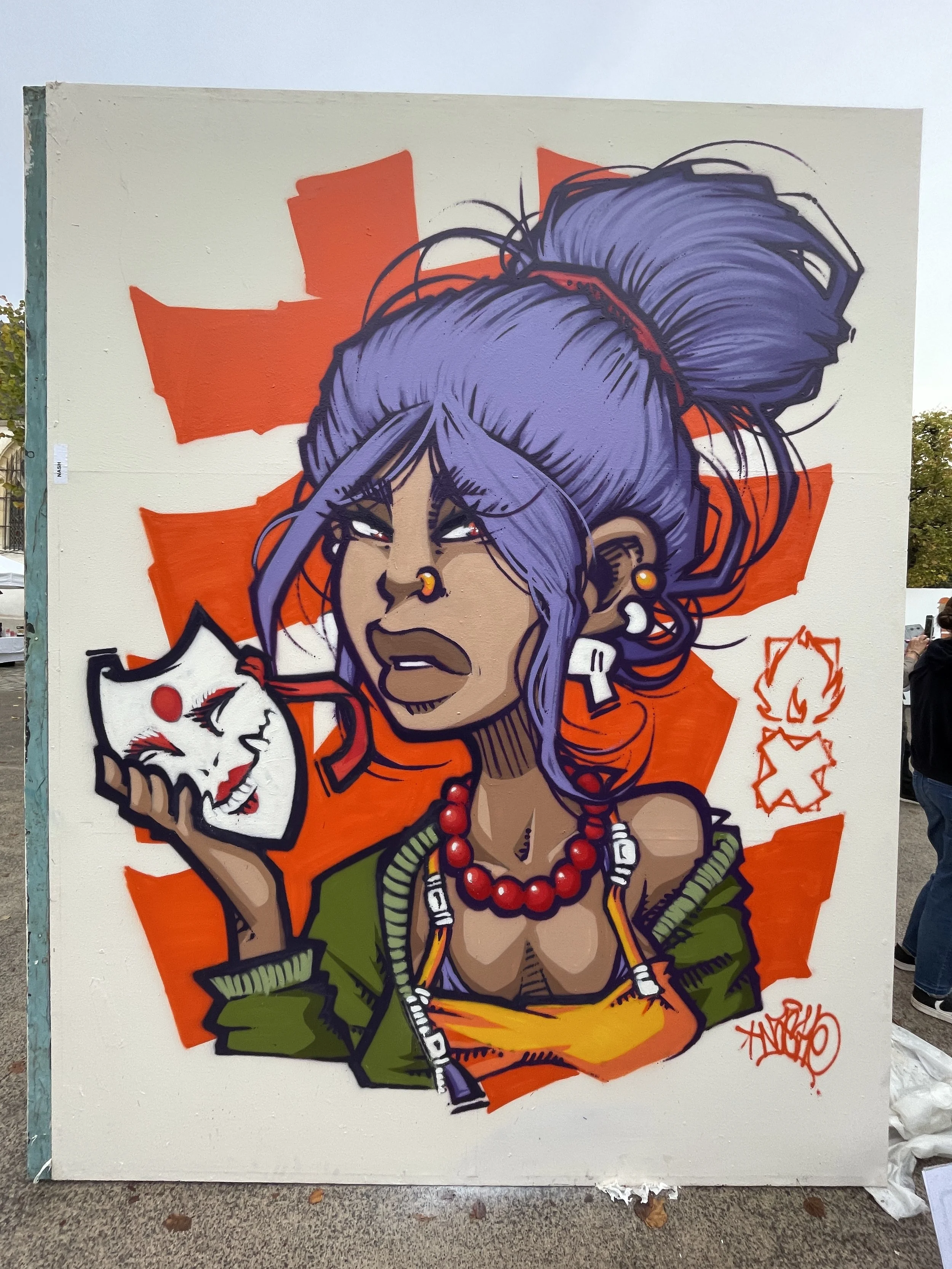 NASH | Artiste muraliste à Aubervilliers