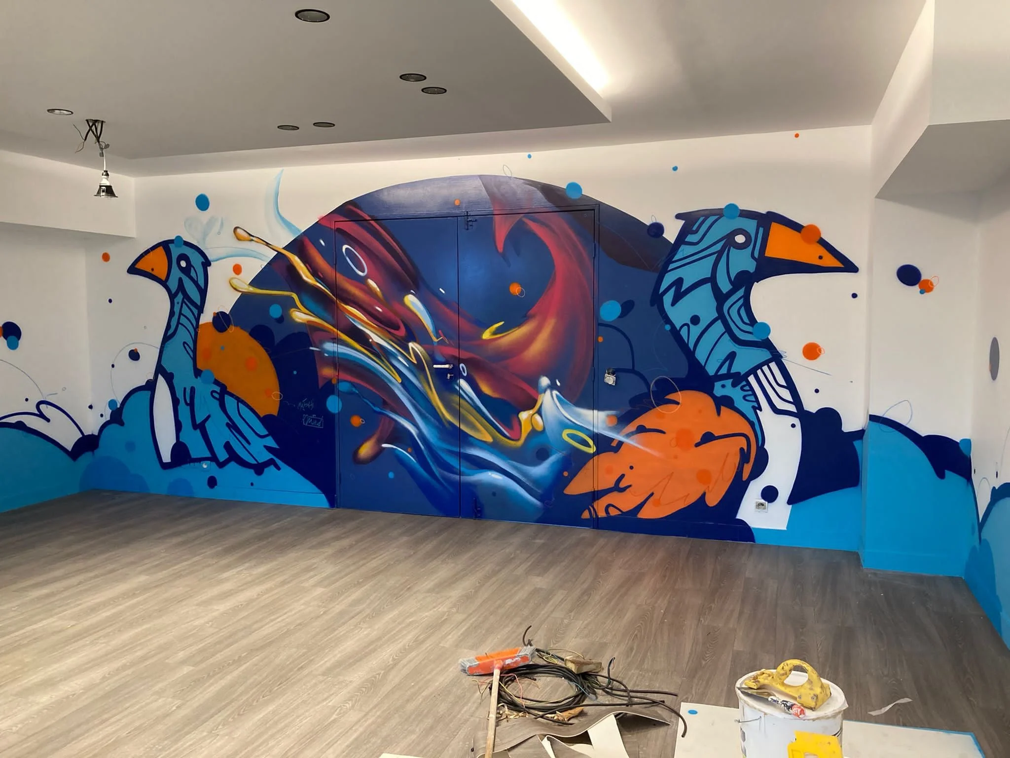 Fresque Murale — Carte Blanche à Moyoshi & Mad | Artistes Muralistes