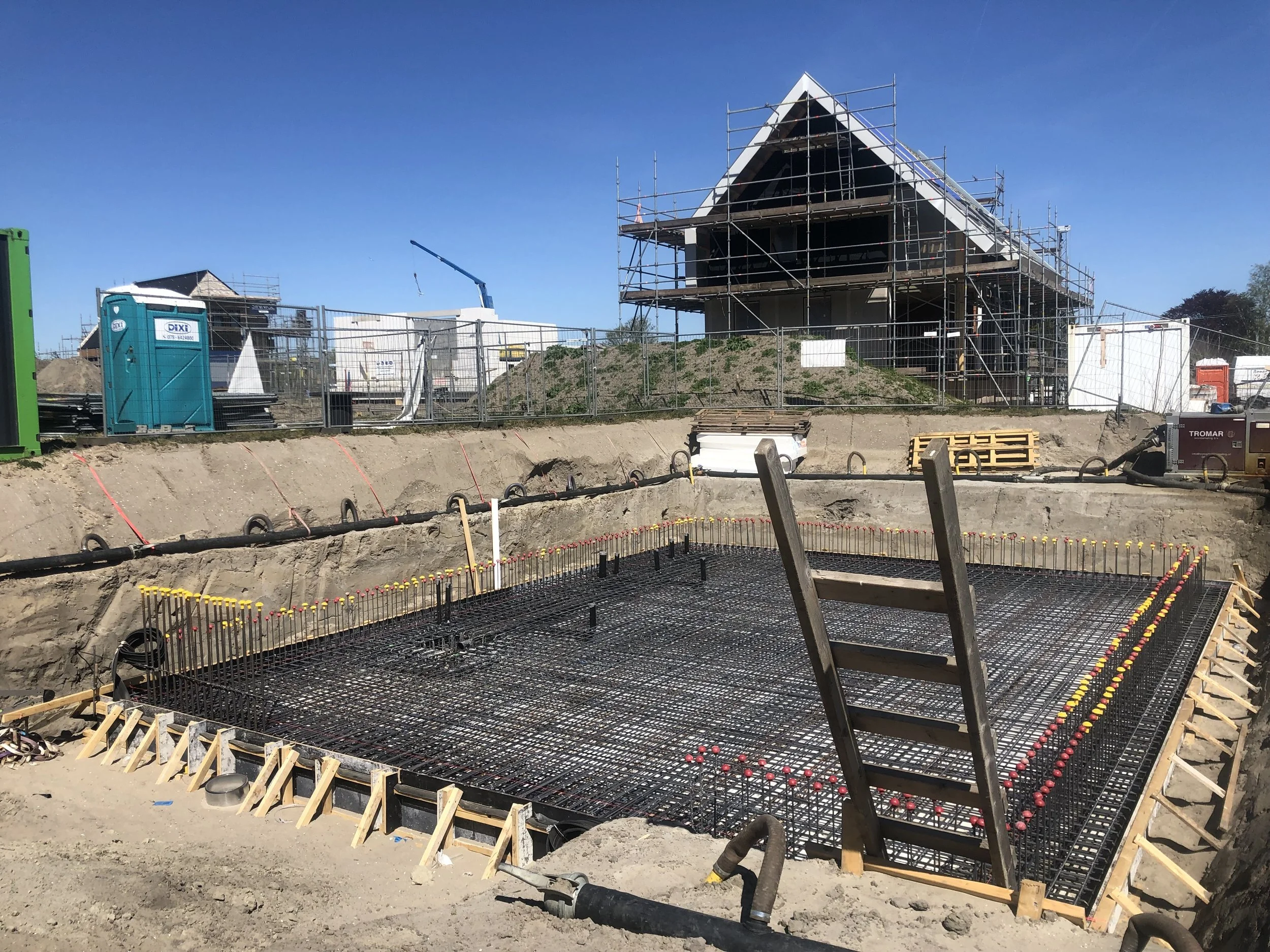 Duurzame nieuwbouw villa in Castricum: start bouwfase