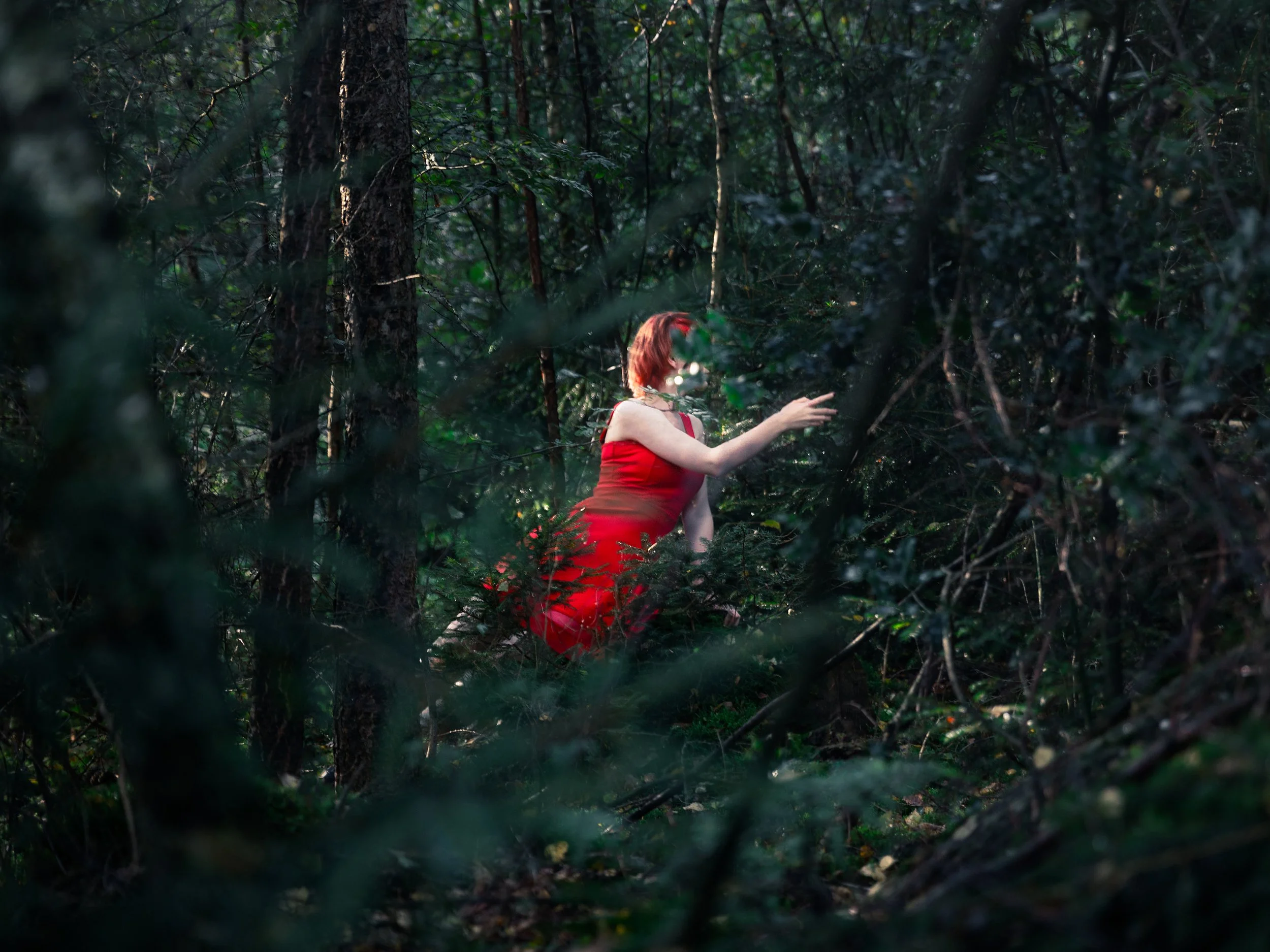 Red Dressed Dancer III