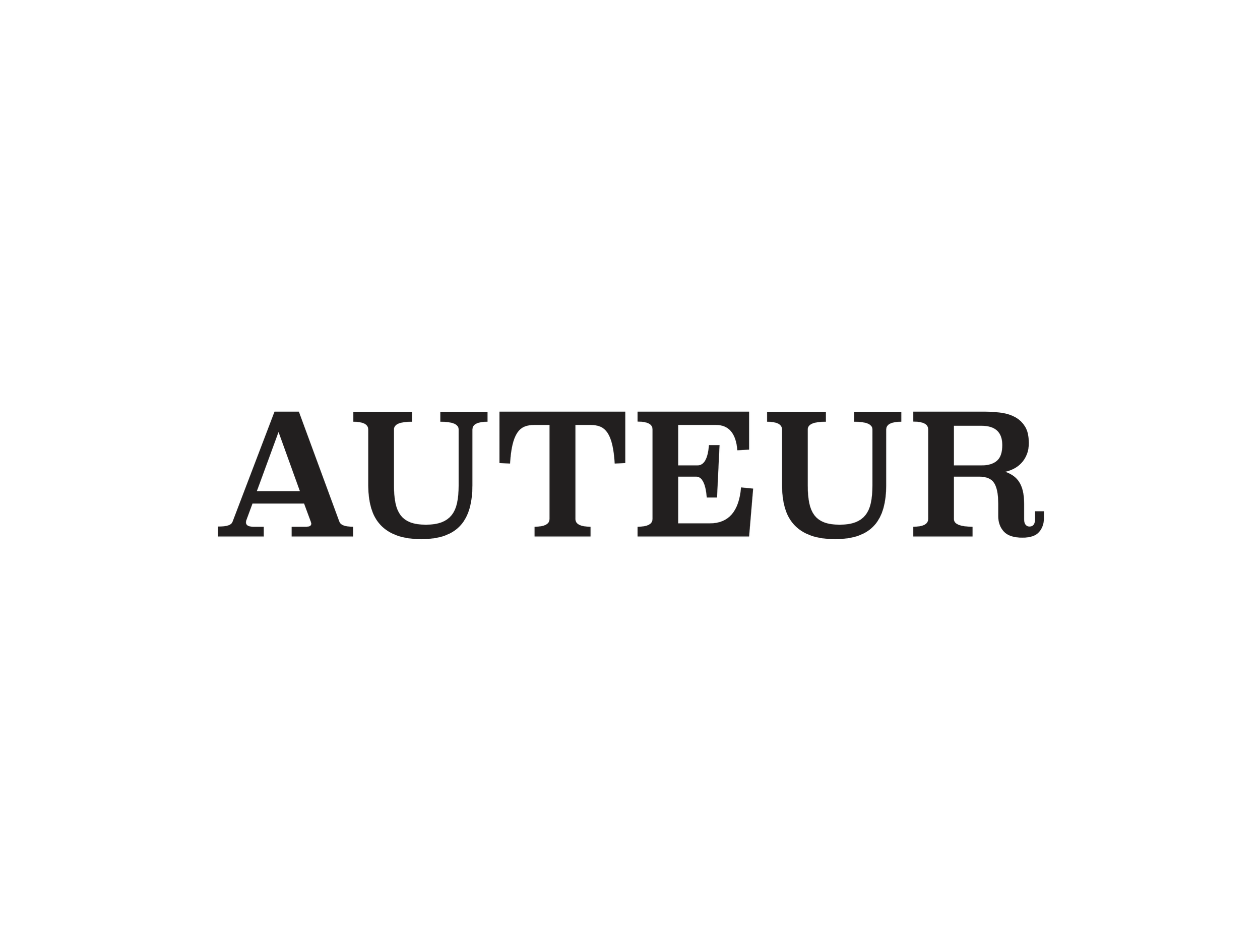 Auteur header serif font