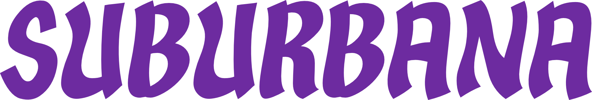Violet Suburbana type face used for comic book Concord vs Spotted Thunder logo